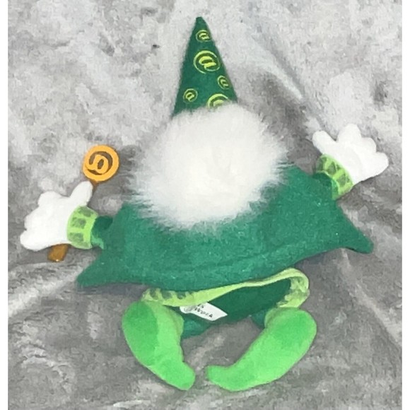 Gnome Stuffed Plush Green Conseco Benefits Development Advertising Promo 10” - Picture 3 of 6